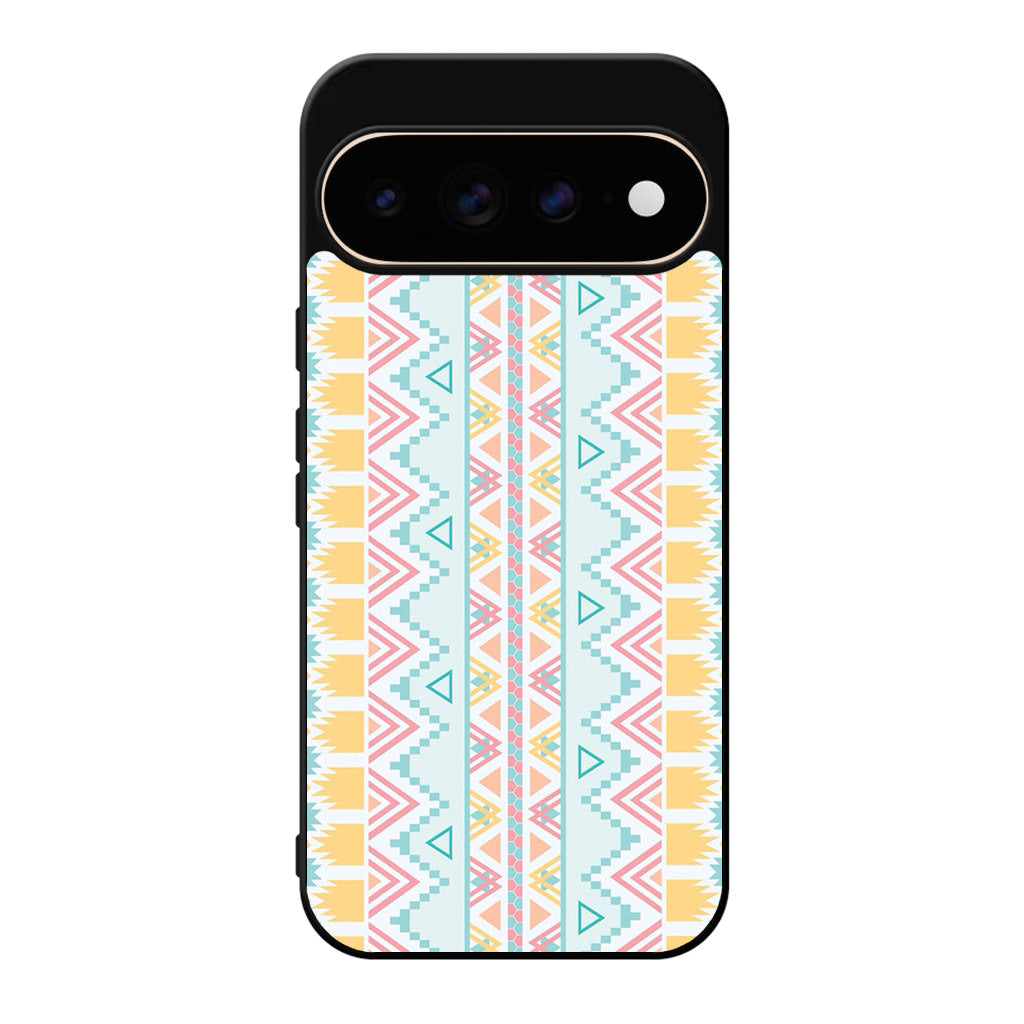 Peach Aztec Pattern Google Pixel 11 Pro / Pixel 11 Pro XL Case