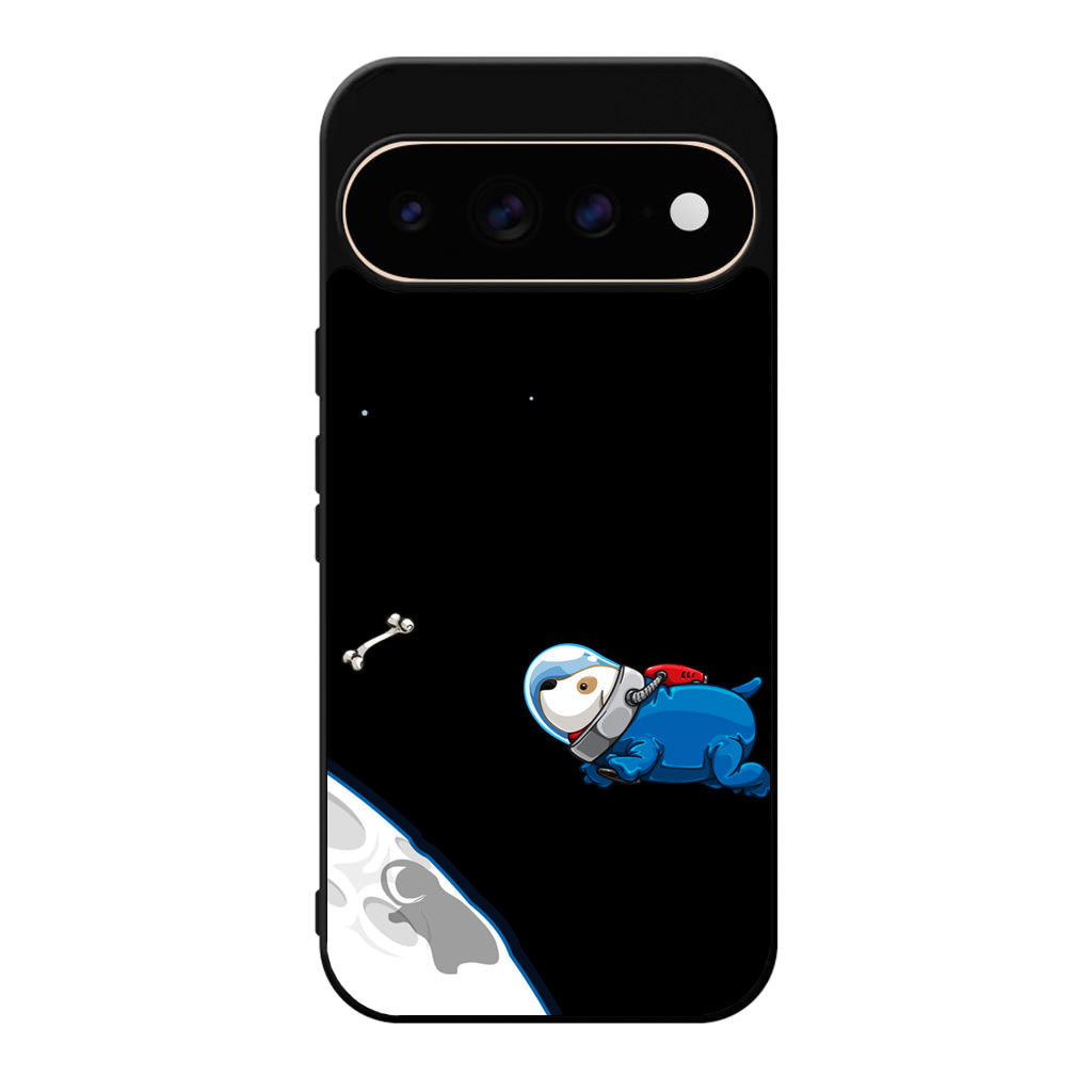 Space Dog Chasing A Bone Google Pixel 11 Pro / Pixel 11 Pro XL Case