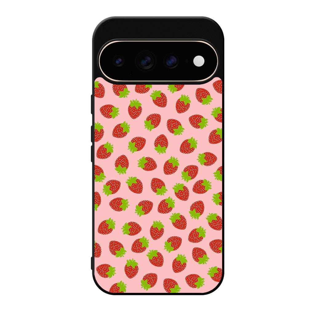 Strawberries Pattern Google Pixel 11 Pro / Pixel 11 Pro XL Case