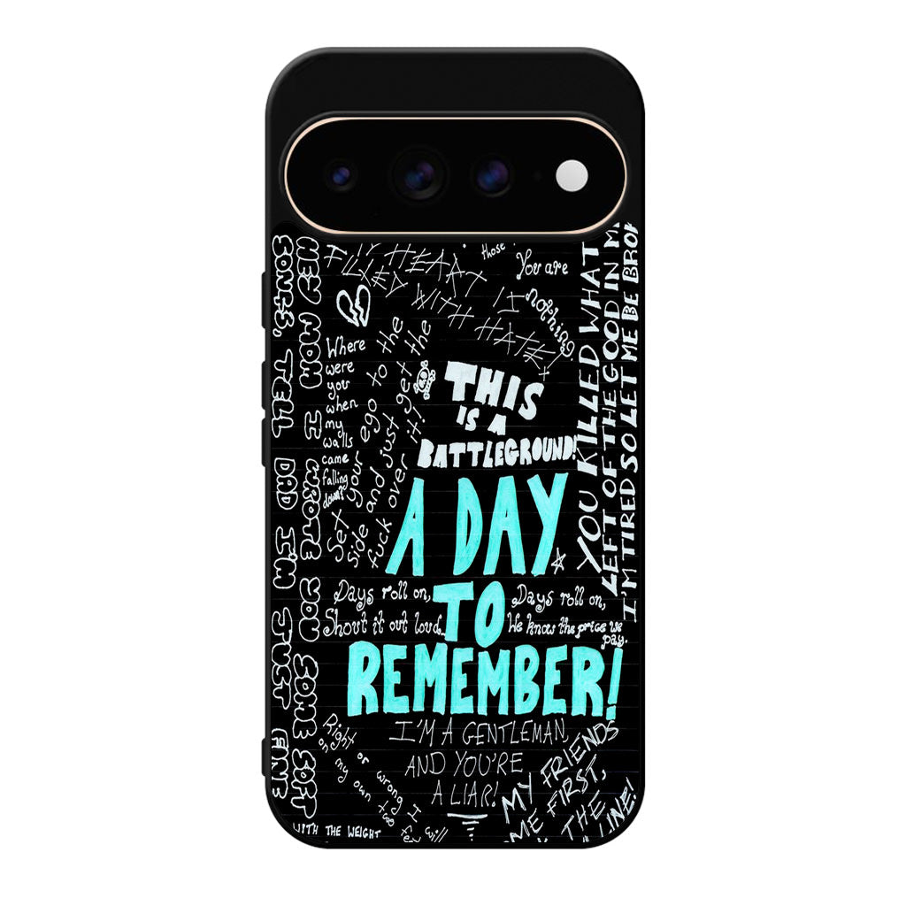 A Day To Remember Quote Google Pixel 11 Pro / Pixel 11 Pro XL Case