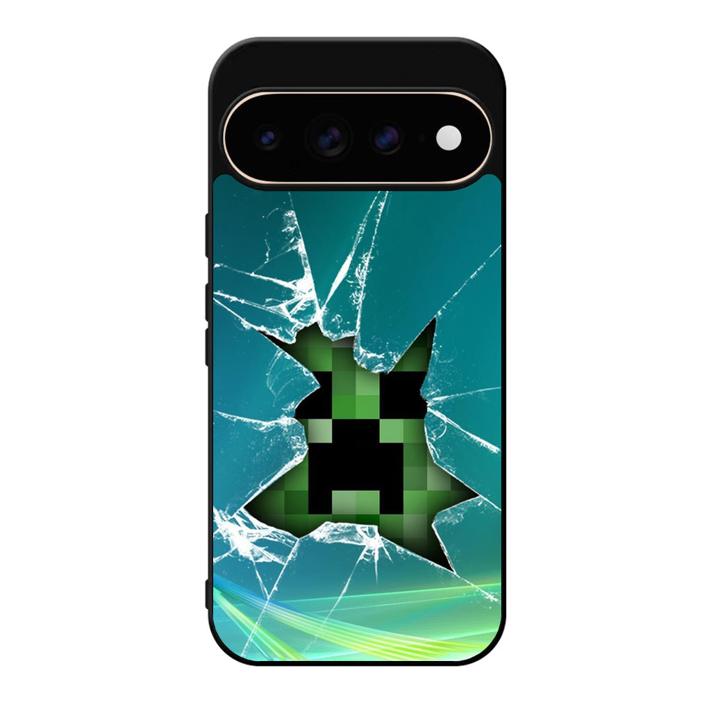 Creeper Glass Broken Green Google Pixel 11 Pro / Pixel 11 Pro XL Case