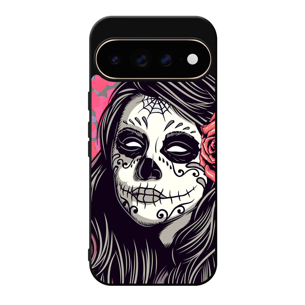 Girl Skull Flower Google Pixel 11 Pro / Pixel 11 Pro XL Case