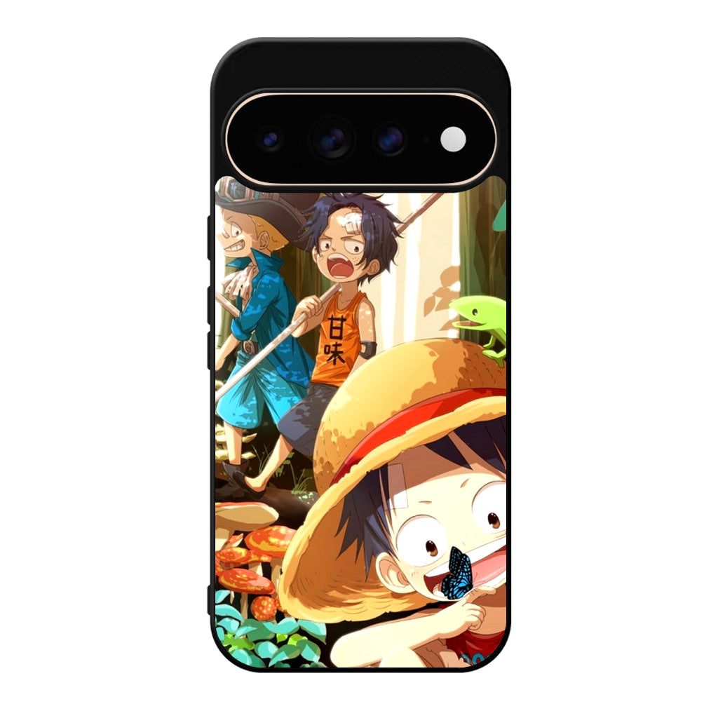 One Piece Little Sabo Ace Luffy Cute Google Pixel 11 Pro / Pixel 11 Pro XL Case