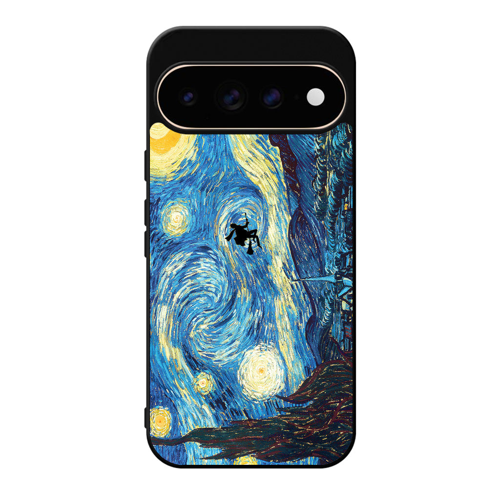 Witch Flying In Van Gogh Starry Night Google Pixel 11 Pro / Pixel 11 Pro XL Case