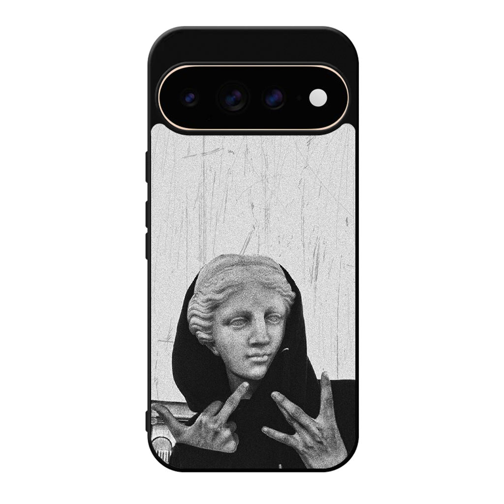Greek Statue Wearing Hoodie Google Pixel 11 Pro / Pixel 11 Pro XL Case