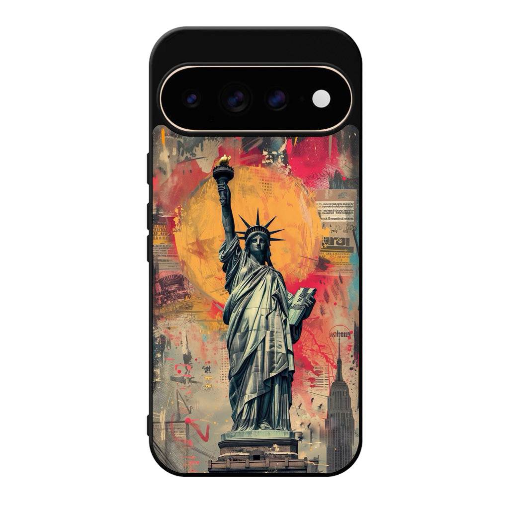 Canvas Art Statue of Liberty Google Pixel 11 Pro / Pixel 11 Pro XL Case