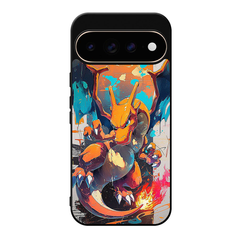Charizard Inferno on Canvas Google Pixel 11 Pro / Pixel 11 Pro XL Case