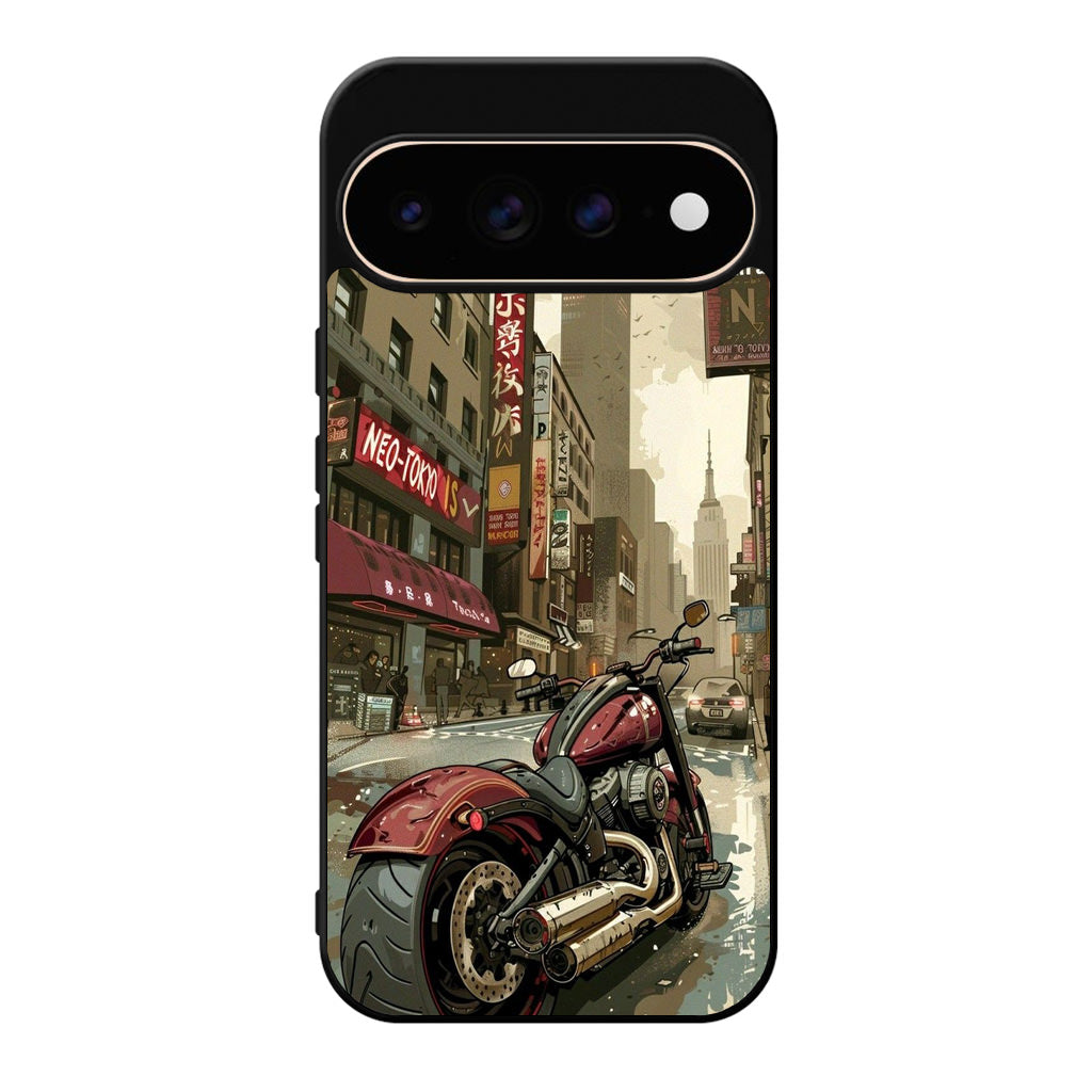 Motorcycle In Tokyo Streets Google Pixel 11 Pro / Pixel 11 Pro XL Case