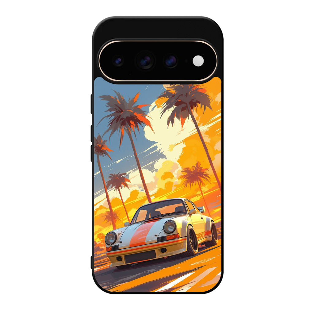 Turbo Dreams in Neon Palms Google Pixel 11 Pro / Pixel 11 Pro XL Case