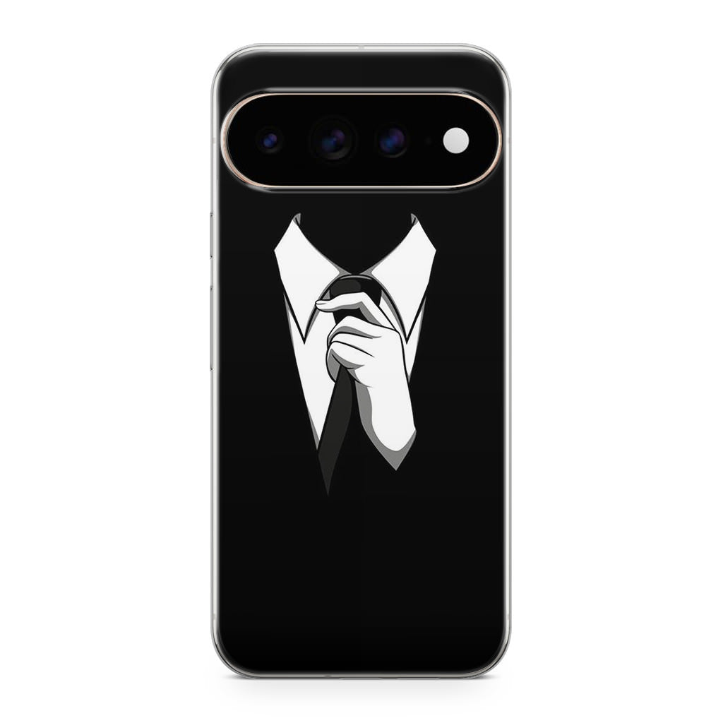 Anonymous Black White Tie Google Pixel 11 Pro / Pixel 11 Pro XL Case