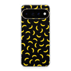 Bananas Fruit Pattern Black Google Pixel 11 Pro / Pixel 11 Pro XL Case