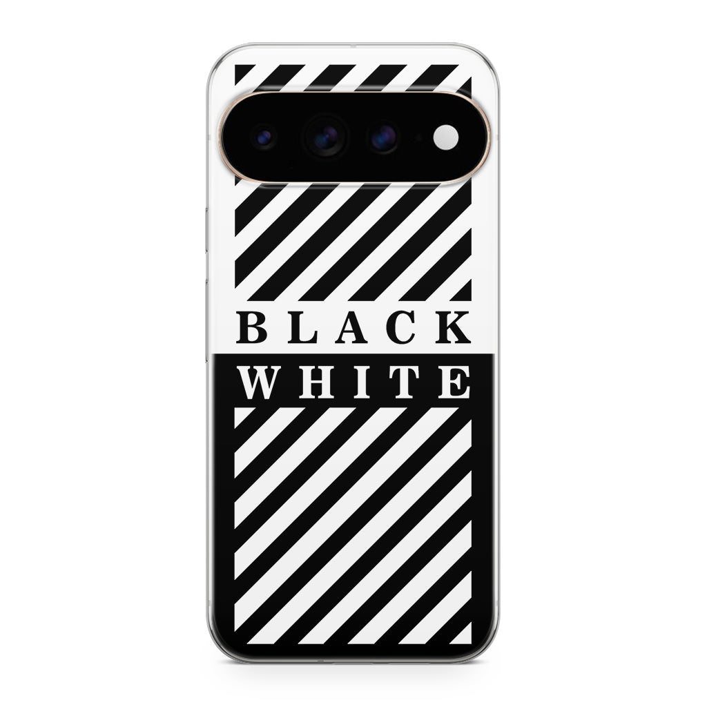 Black White Stripes Google Pixel 11 Pro / Pixel 11 Pro XL Case