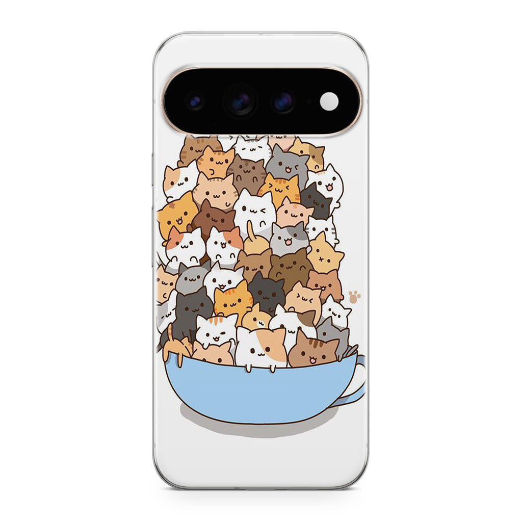 Cats on A Bowl Google Pixel 11 Pro / Pixel 11 Pro XL Case