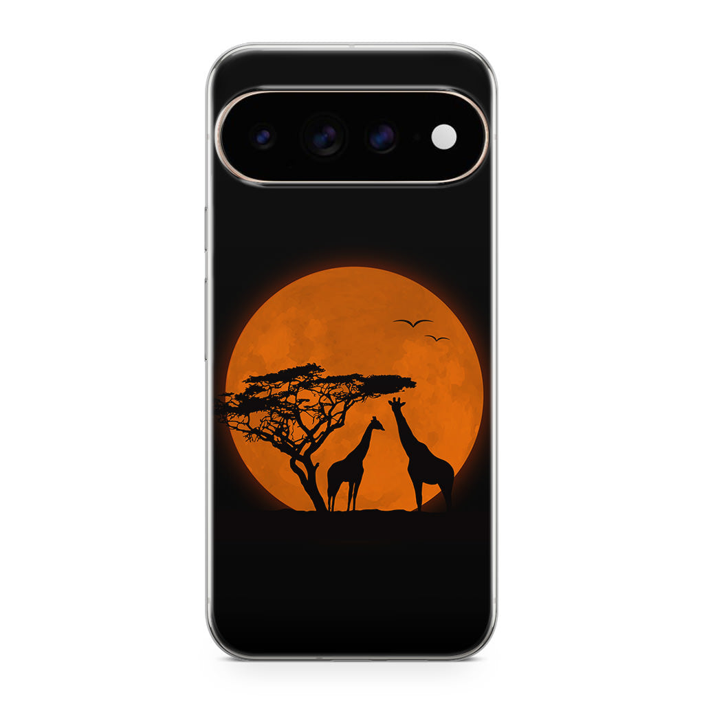 Giraffes Silhouette Google Pixel 11 Pro / Pixel 11 Pro XL Case