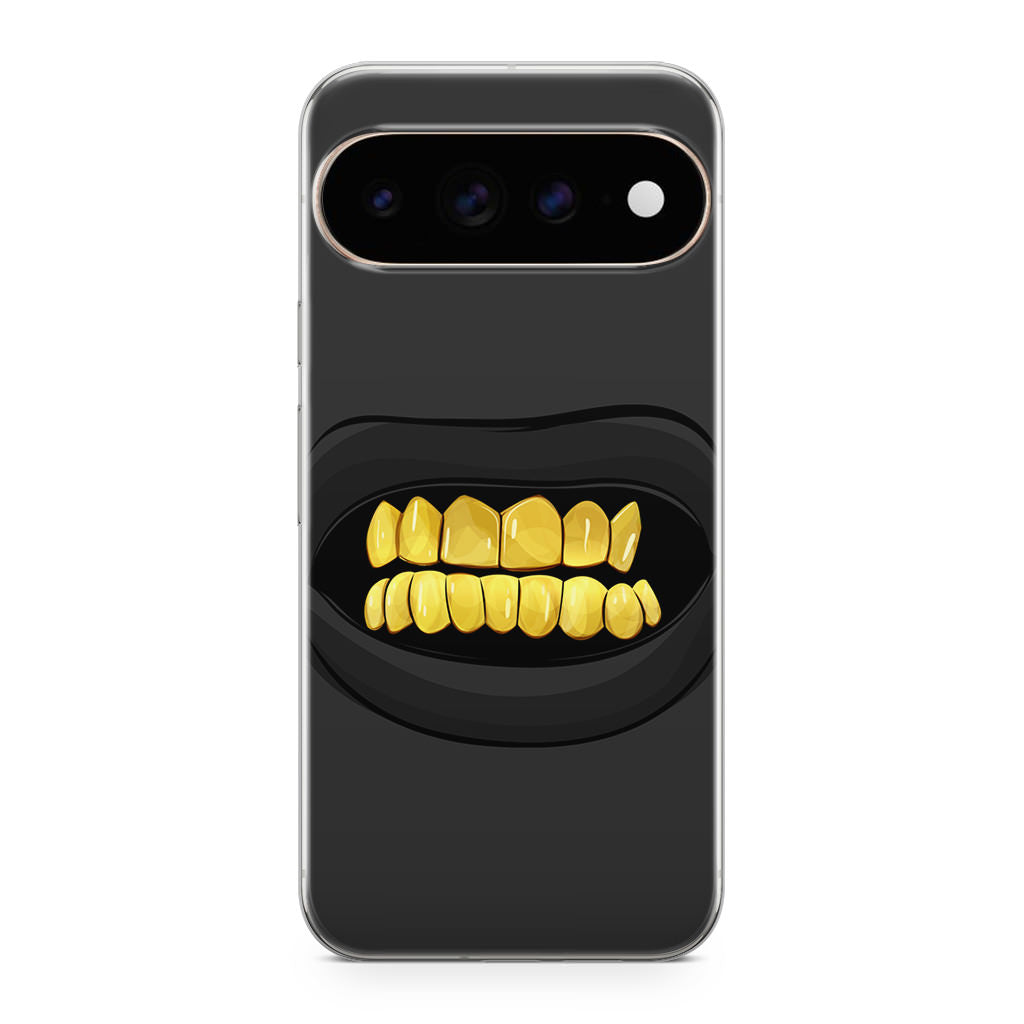 Gold Grillz Google Pixel 11 Pro / Pixel 11 Pro XL Case