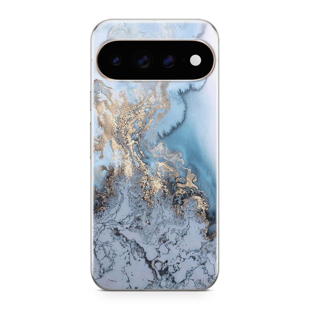 Golden Azure Marble Google Pixel 11 Pro / Pixel 11 Pro XL Case