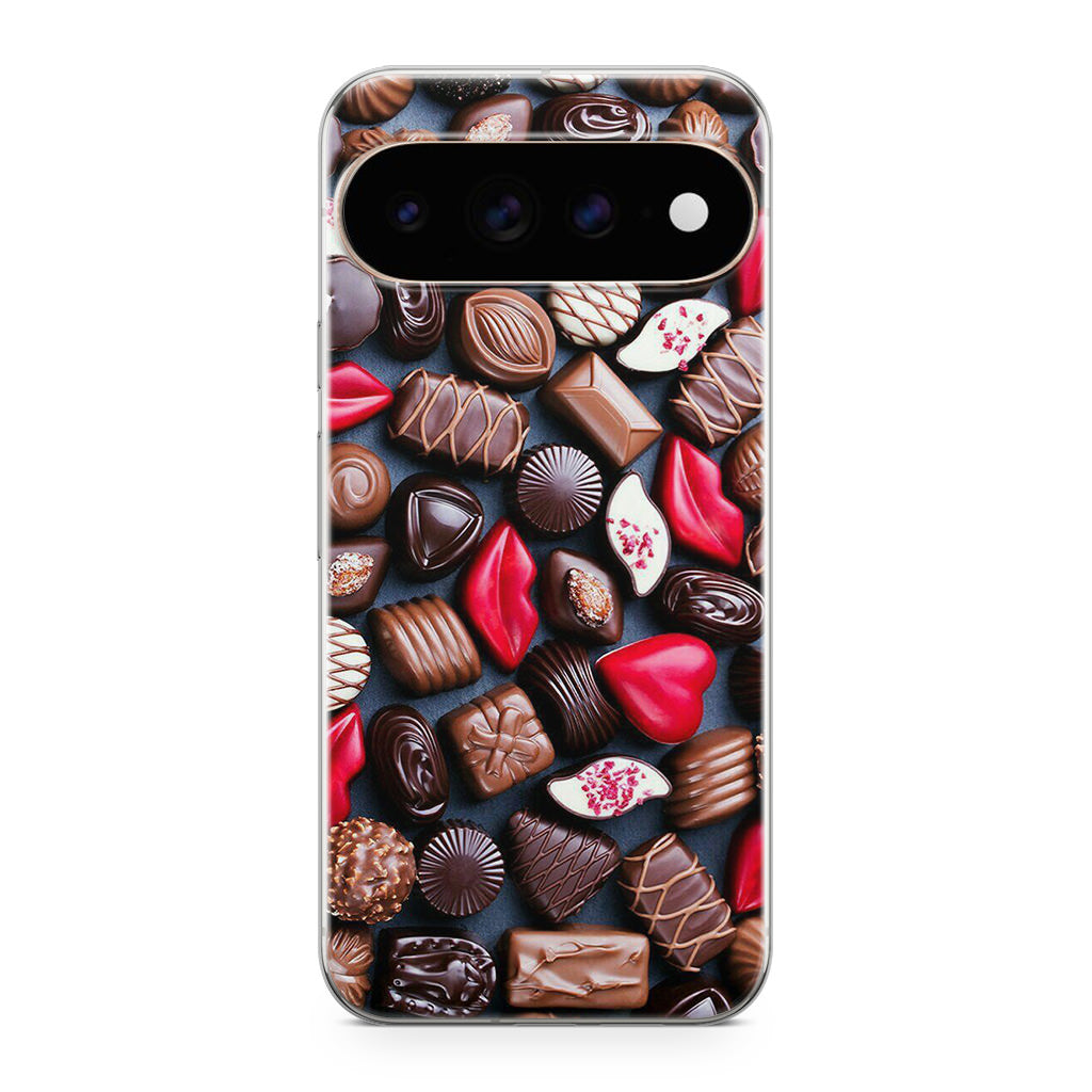 I Love Choco Pattern Google Pixel 11 Pro / Pixel 11 Pro XL Case