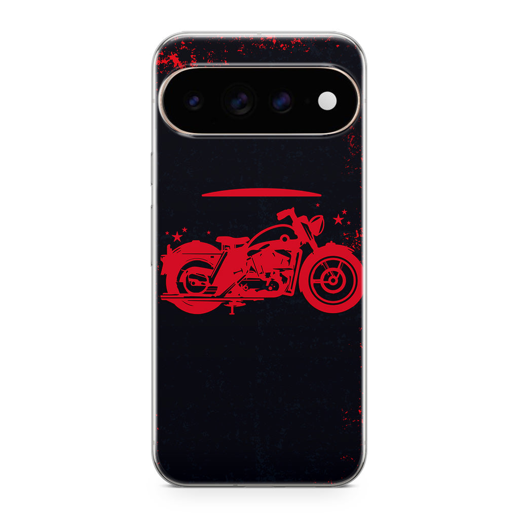 Motorcycle Red Art Google Pixel 11 Pro / Pixel 11 Pro XL Case