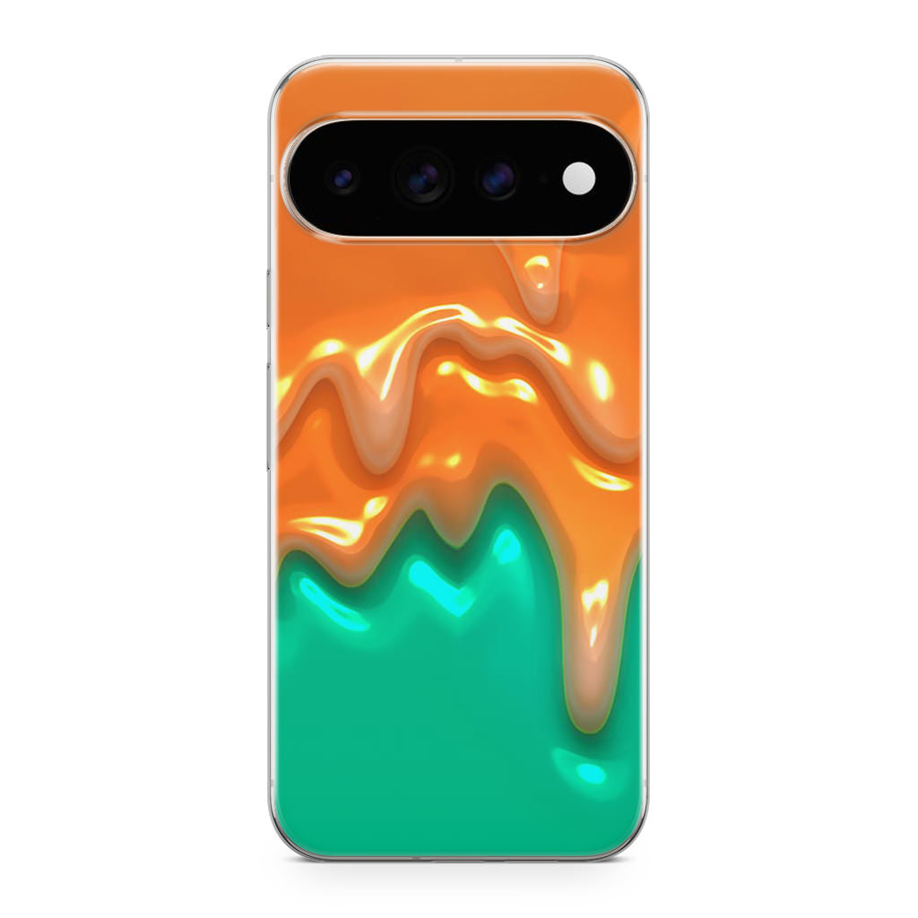 Orange Paint Dripping Google Pixel 11 Pro / Pixel 11 Pro XL Case