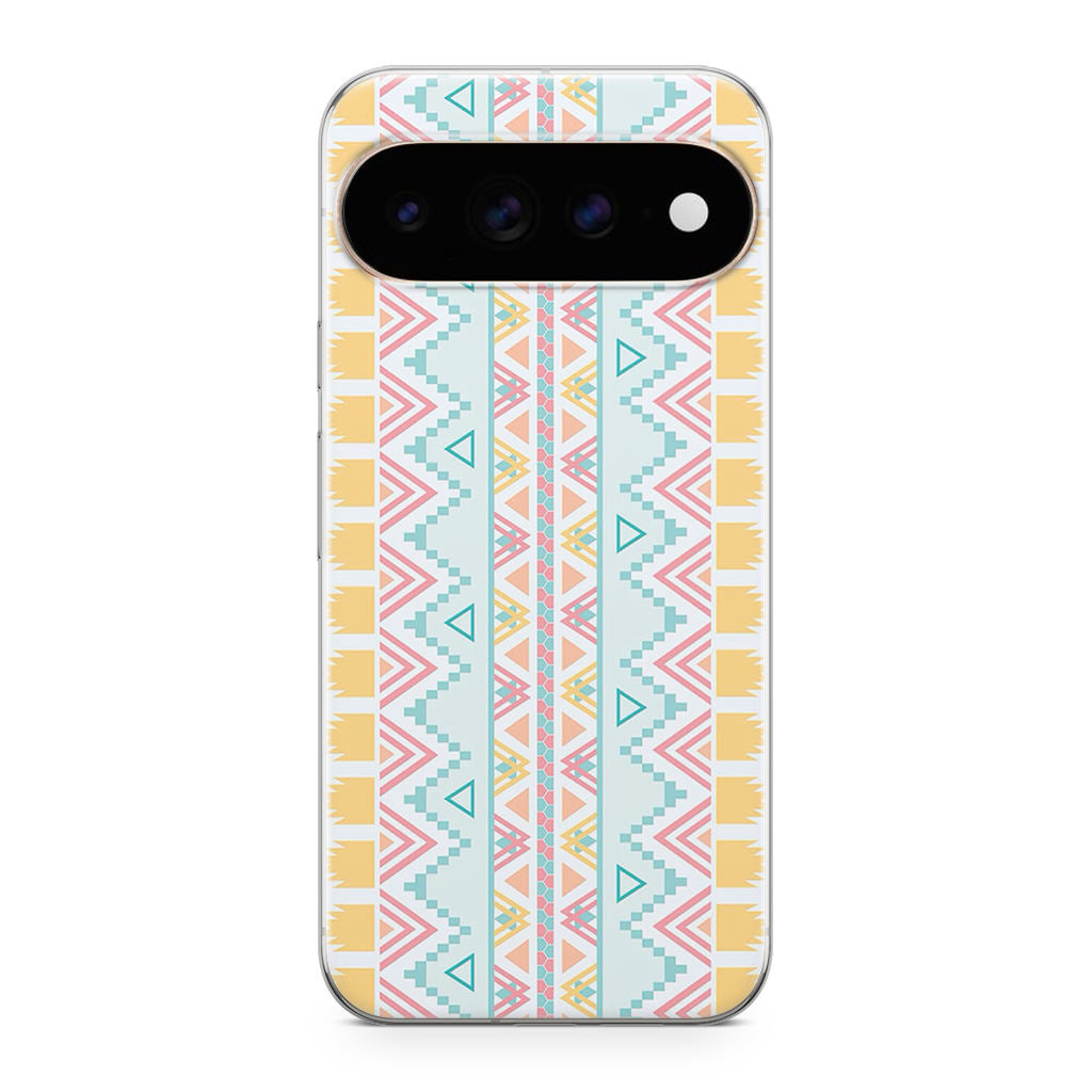 Peach Aztec Pattern Google Pixel 11 Pro / Pixel 11 Pro XL Case