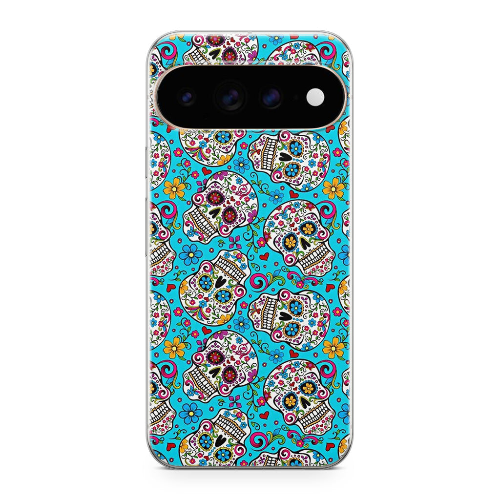 Skull Floral Sugar Google Pixel 11 Pro / Pixel 11 Pro XL Case