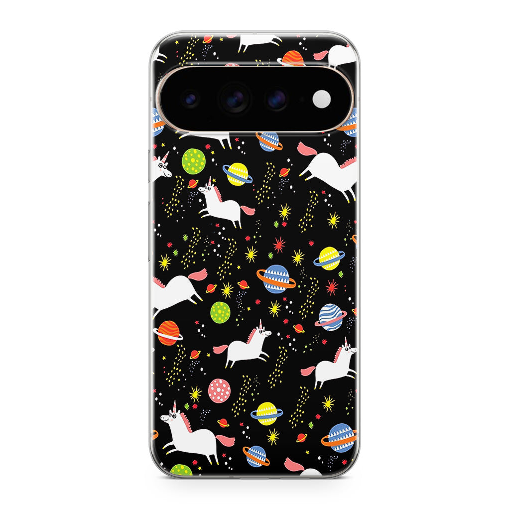 Space Unicorn Pattern Google Pixel 11 Pro / Pixel 11 Pro XL Case