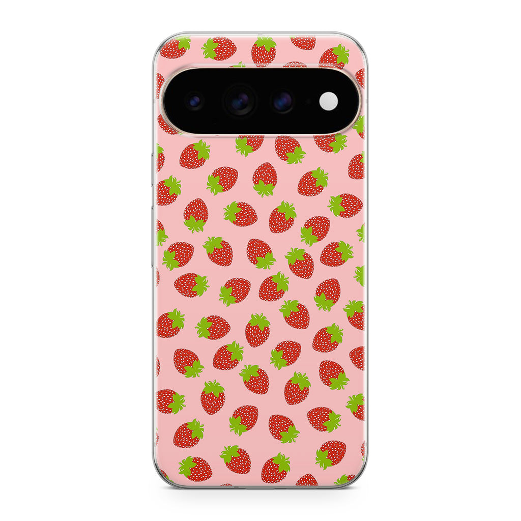 Strawberries Pattern Google Pixel 11 Pro / Pixel 11 Pro XL Case