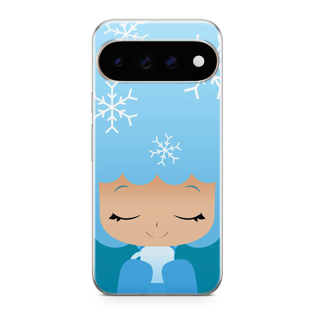 Winter Afro Girl Google Pixel 11 Pro / Pixel 11 Pro XL Case