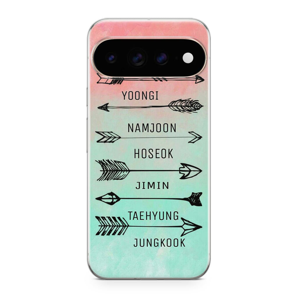 BTS Members Name Google Pixel 11 Pro / Pixel 11 Pro XL Case
