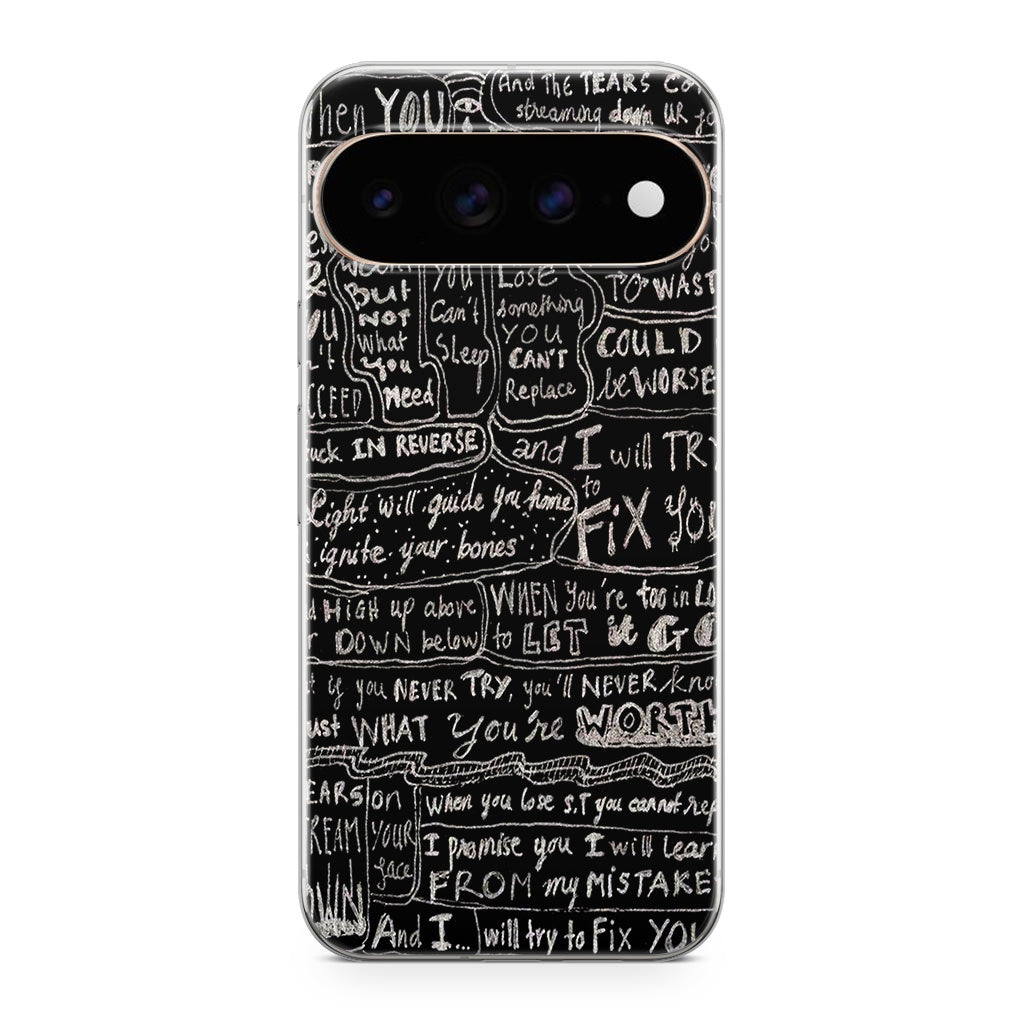 Fix You Lyrics Google Pixel 11 Pro / Pixel 11 Pro XL Case