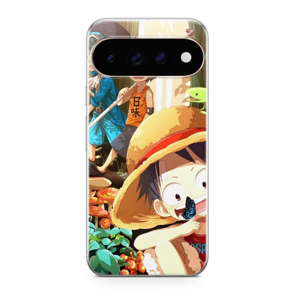 One Piece Little Sabo Ace Luffy Cute Google Pixel 11 Pro / Pixel 11 Pro XL Case
