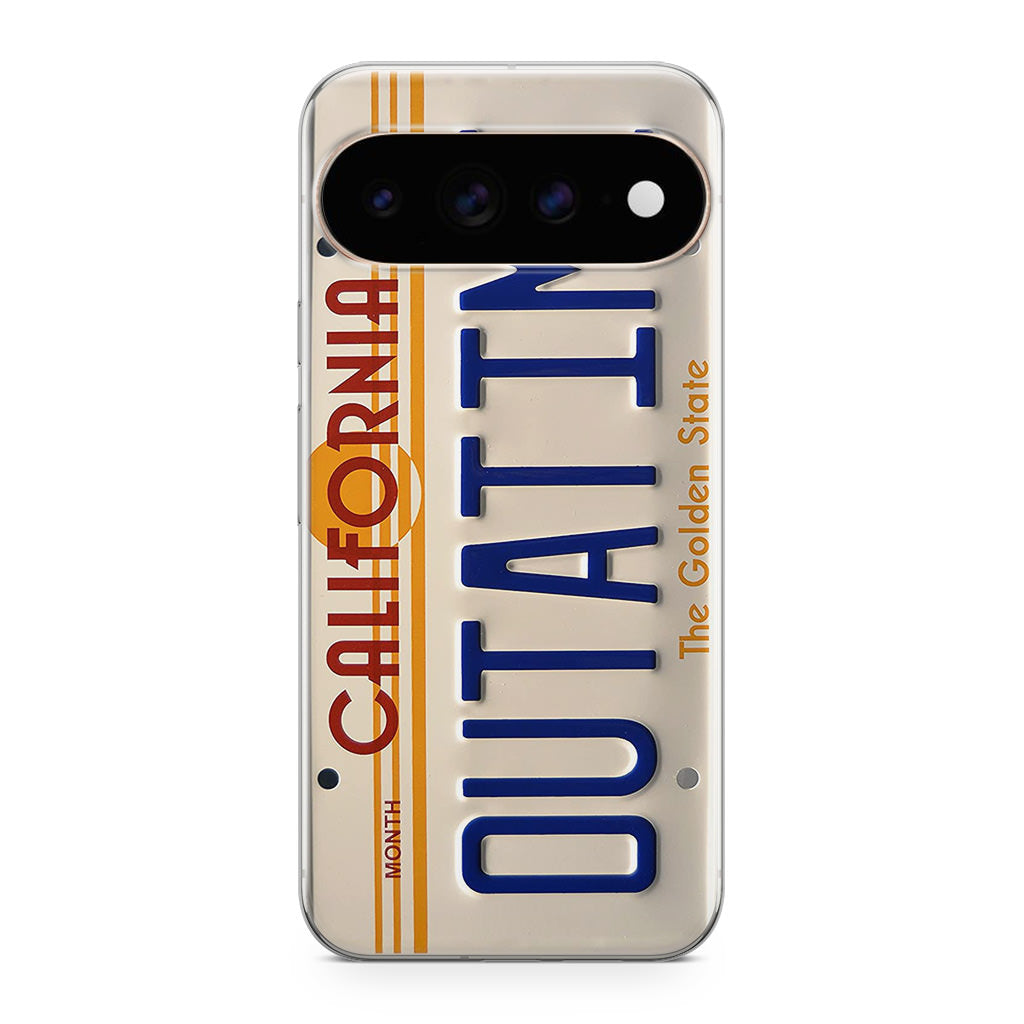 Back to the Future License Plate Outatime Google Pixel 11 Pro / Pixel 11 Pro XL Case