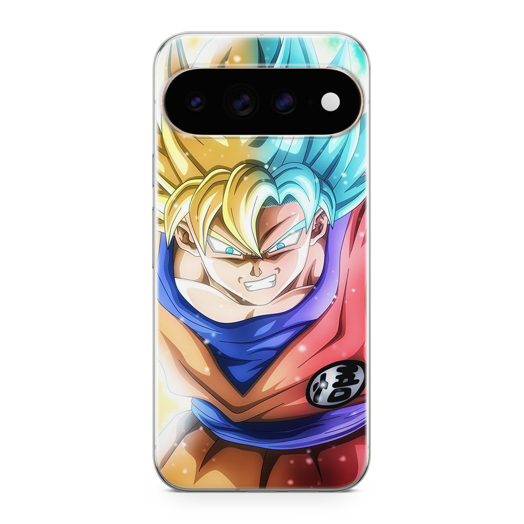 Goku SSJ 1 to SSJ Blue Google Pixel 11 Pro / Pixel 11 Pro XL Case