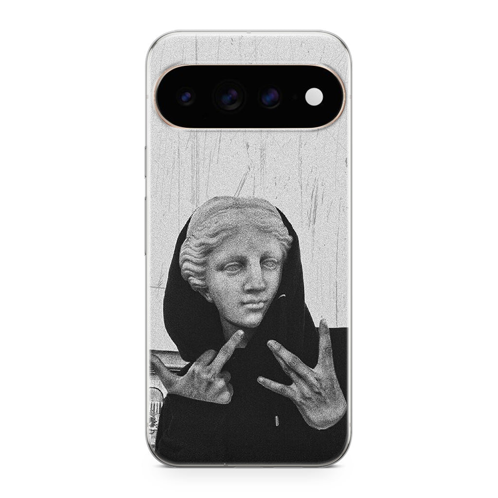 Greek Statue Wearing Hoodie Google Pixel 11 Pro / Pixel 11 Pro XL Case