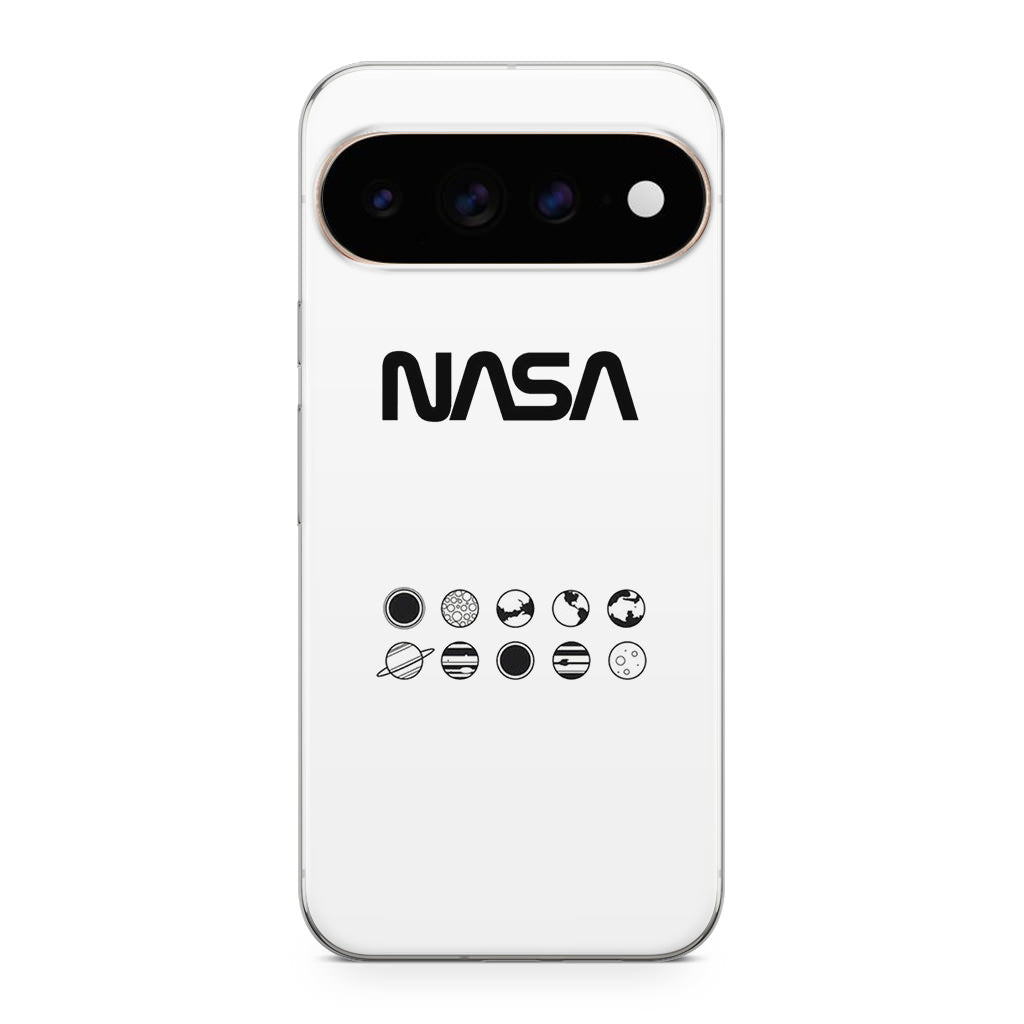 NASA Minimalist White Google Pixel 11 Pro / Pixel 11 Pro XL Case