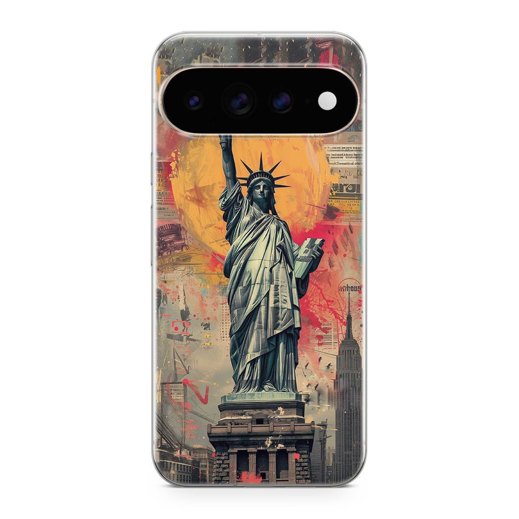 Canvas Art Statue of Liberty Google Pixel 11 Pro / Pixel 11 Pro XL Case