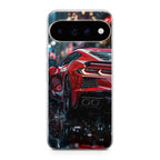 Red Sport Car in the Rain Google Pixel 11 Pro / Pixel 11 Pro XL Case