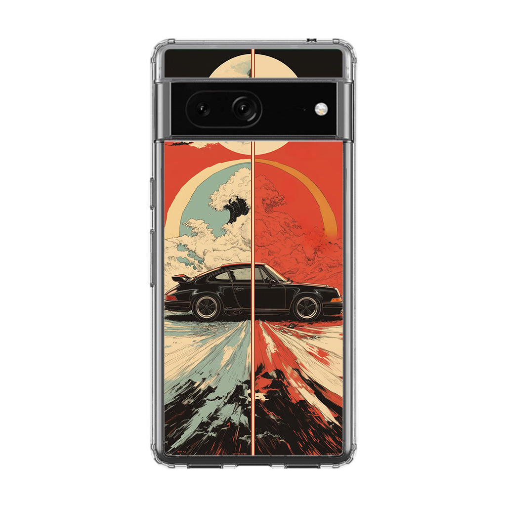 Duality Drive Moonlight and Magma Google Pixel 7a Case