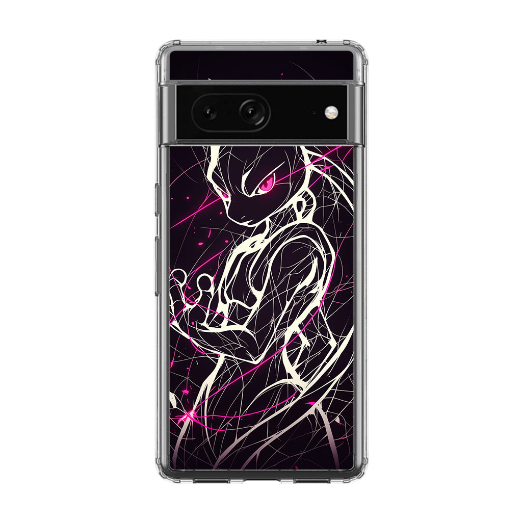 Mewtwo Cosmic Energy Google Pixel 7a Case