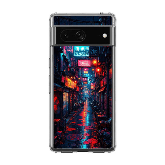 Neon Veins Of The Cyber City Google Pixel 7a Case
