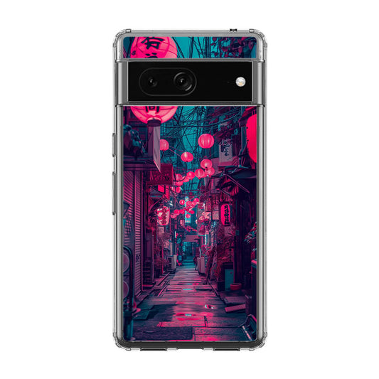 Neon Veins of the Night Market Google Pixel 7a Case