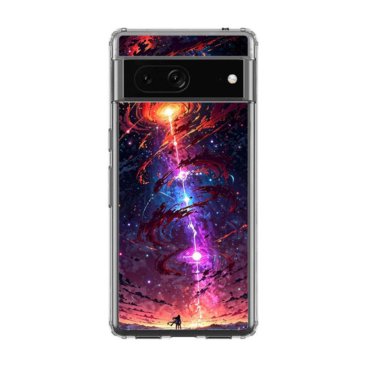 Stargazer at the Axis of Creation Google Pixel 7a Case