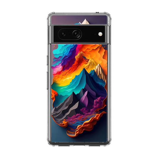 The Spectrum of Peaks Google Pixel 7a Case