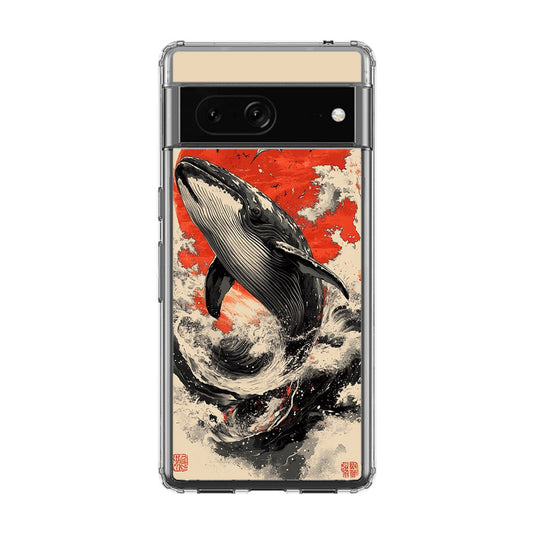 The Whale Rises Google Pixel 7a Case