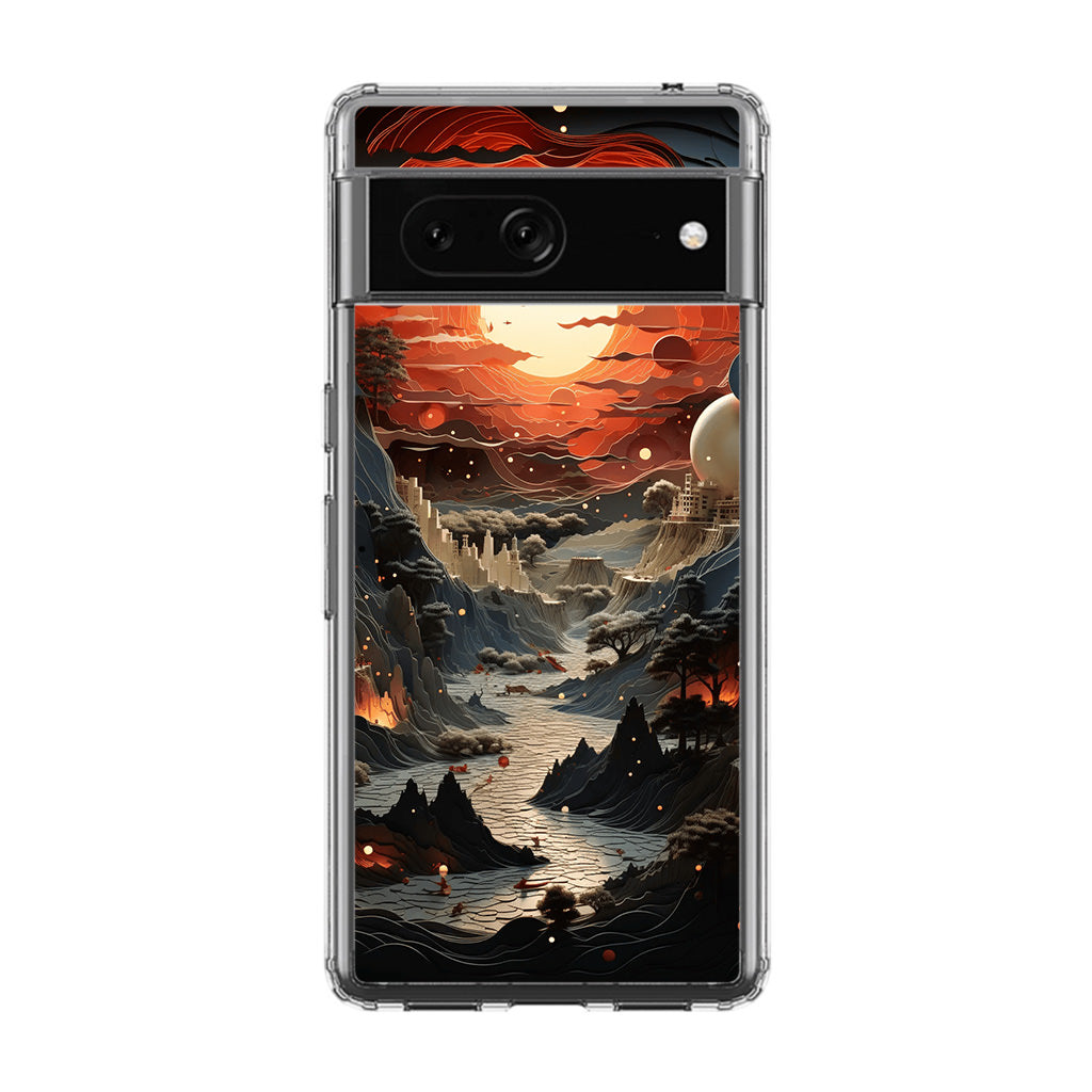 Valley of the Dying Sun Google Pixel 7 Case