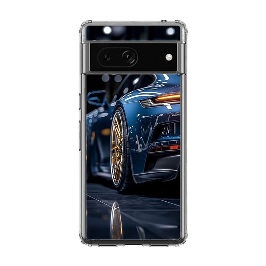 Velvet Thunder Elegance on Wheels Google Pixel 7 Case