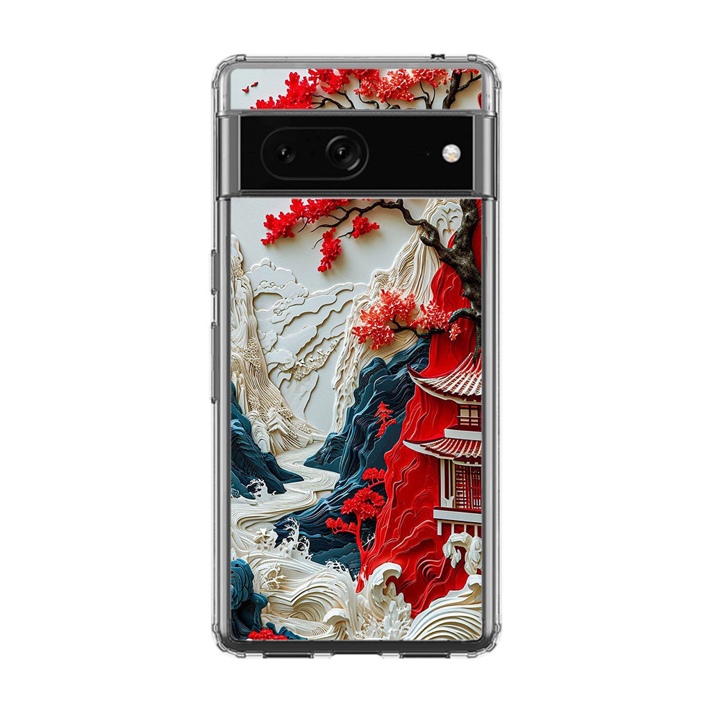 Whispers of the Crimson Zen Google Pixel 7a Case