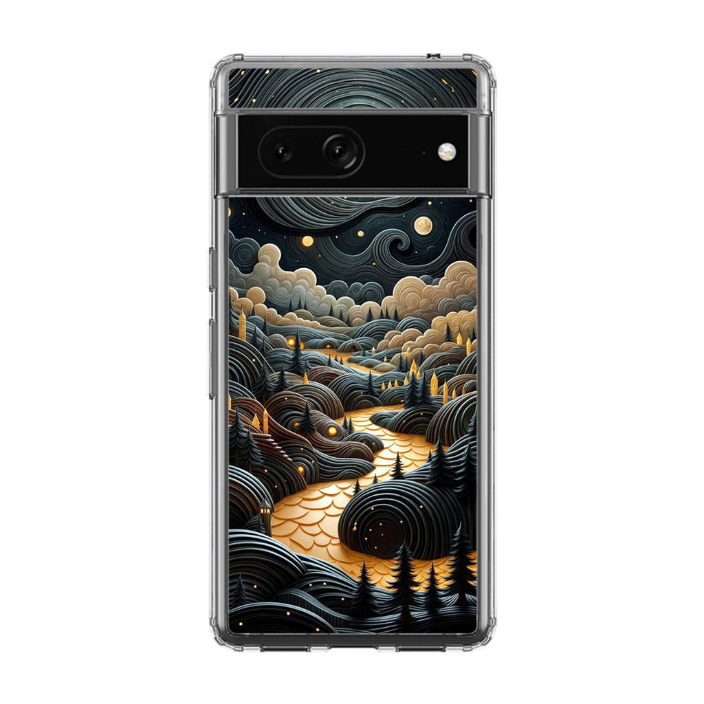 Whispers of the Lunar Valley Google Pixel 7a Case