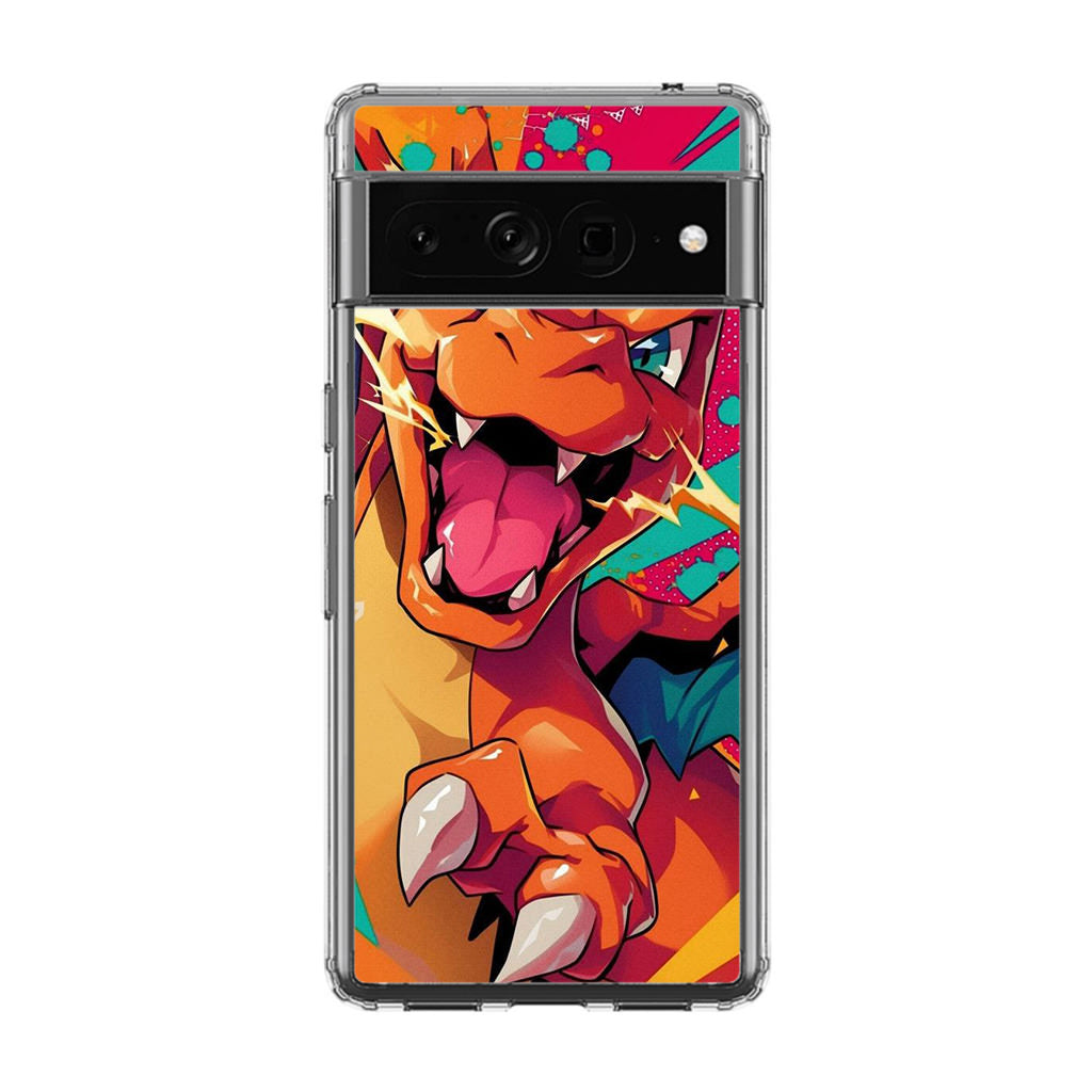 Blazing Fury Charizard Google Pixel 7 Pro Case
