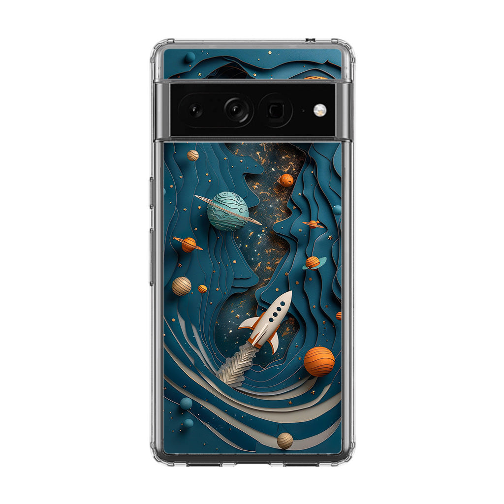 Cardboard Cosmos Google Pixel 7 Pro Case